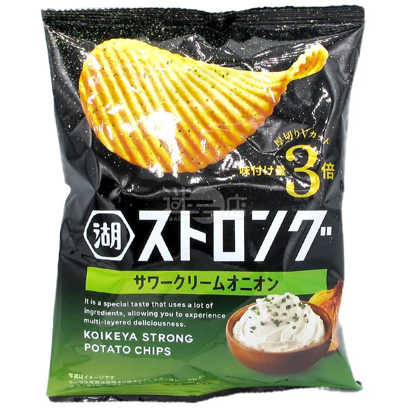 STRONG 酸忌廉洋蔥味厚切波浪薯片
