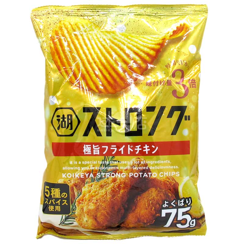 便利店限定 STRONG 極旨炸雞味厚切波浪薯片