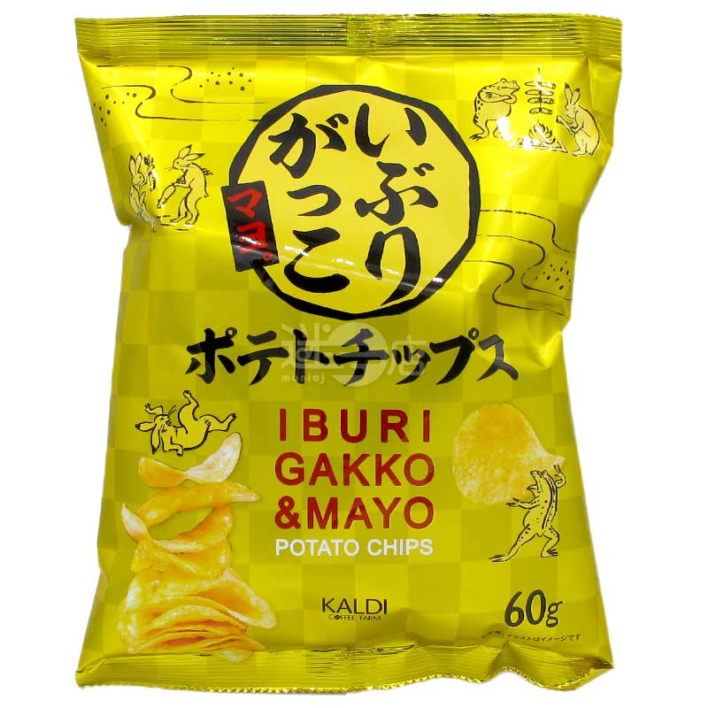 秋田名物煙燻醃蘿蔔蛋黃醬味薯片