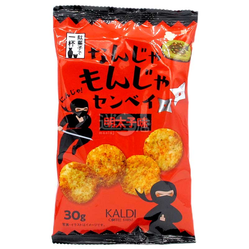KALDI 文字燒風味煎餅 明太子味