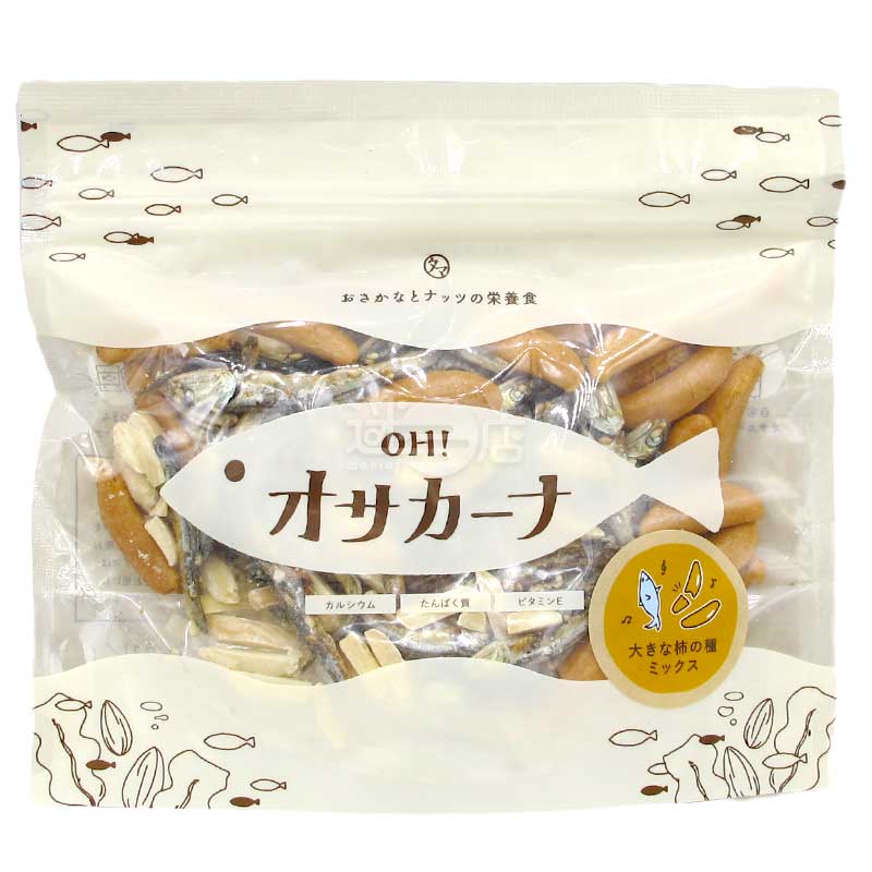 OH!Osakana 補鈣營養小食 柿之種米果杏仁小魚乾