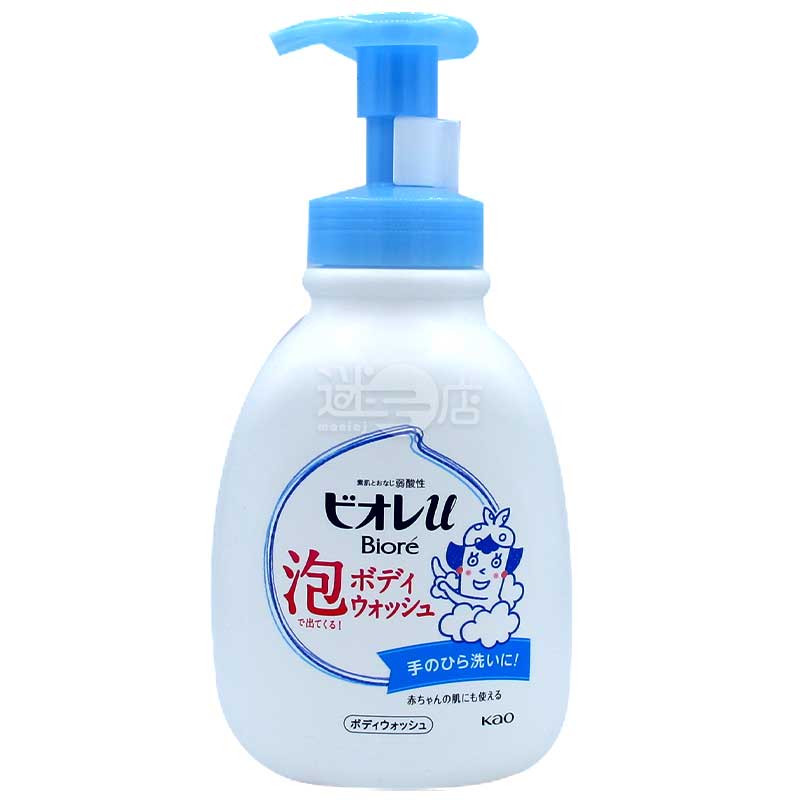 花王碧柔Biore U 溫和親膚泡泡沐浴露 清新鮮花芳香