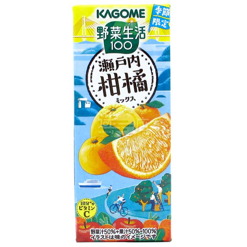 KAGOME蔬菜汁&果汁 瀬戸内柑橘Mix