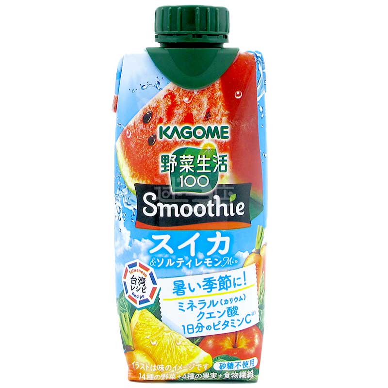 KAGOME蔬菜汁&果汁Smoothie 西瓜&鹹檸檬Mix