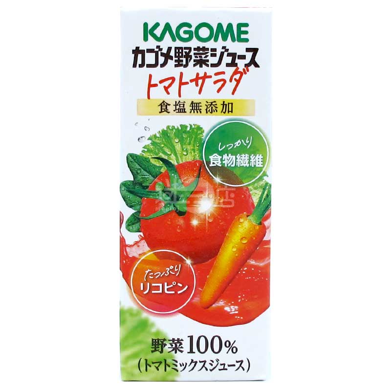 KAGOME蔬菜汁 番茄沙律 食鹽無添加