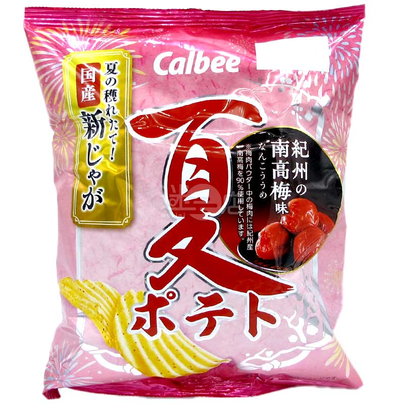 夏之新薯 紀州南高梅味厚切波浪薯片