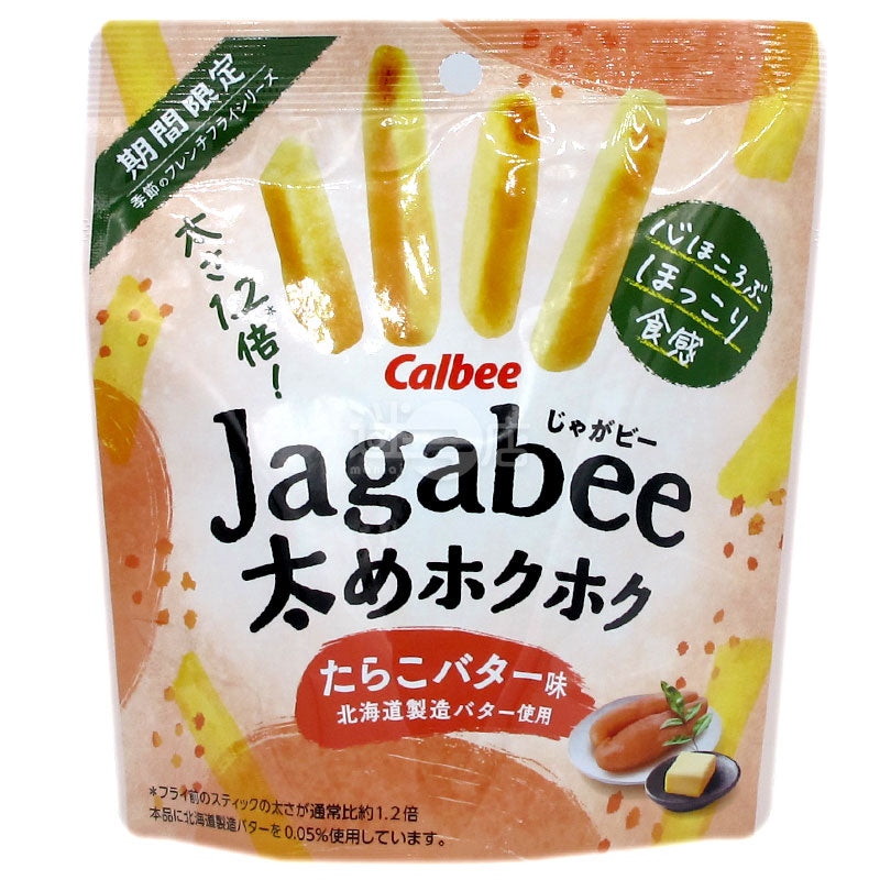 Jagabee 鱈魚子牛油味1.2倍粗薯條