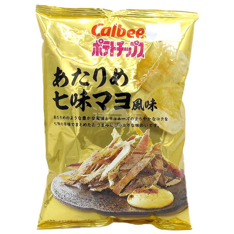 便利店限定 七味蛋黃醬魷魚味薯片