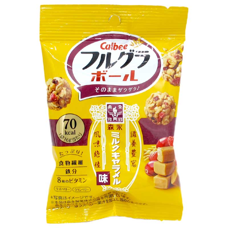 一口水果穀物脆脆 森永焦糖牛奶糖味