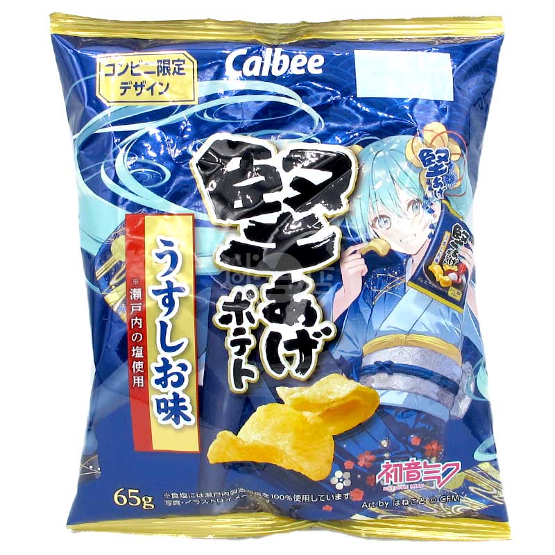 便利店限定 初音未來 淡鹽味硬薯片