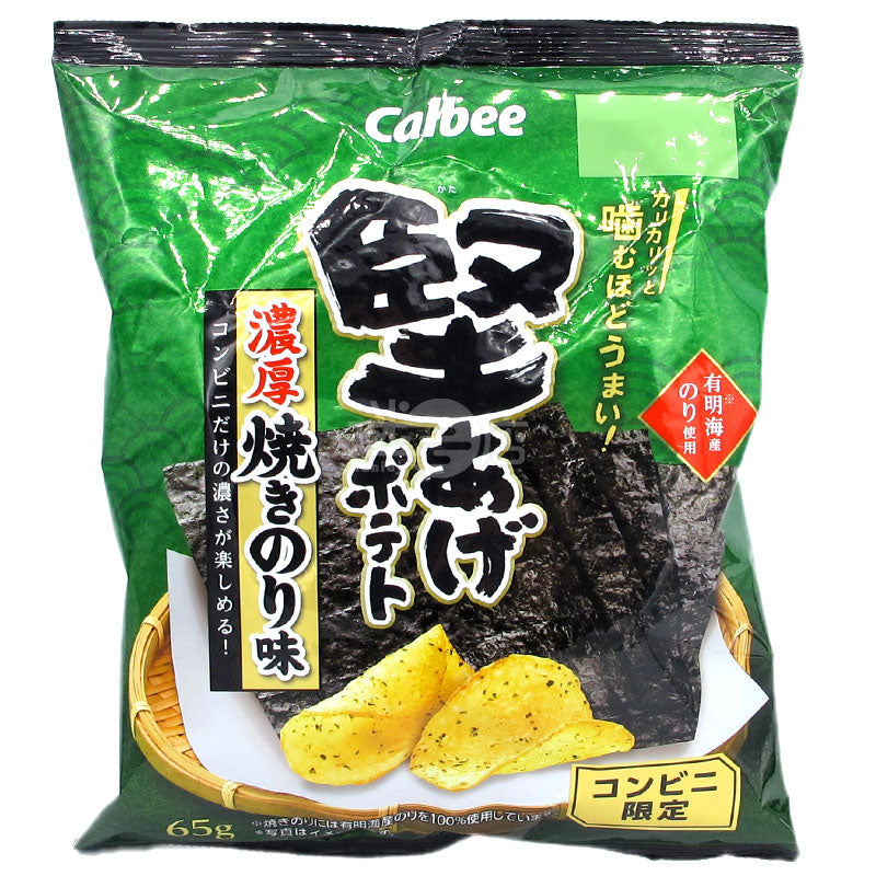 便利店限定版 濃厚烤紫菜味硬薯片