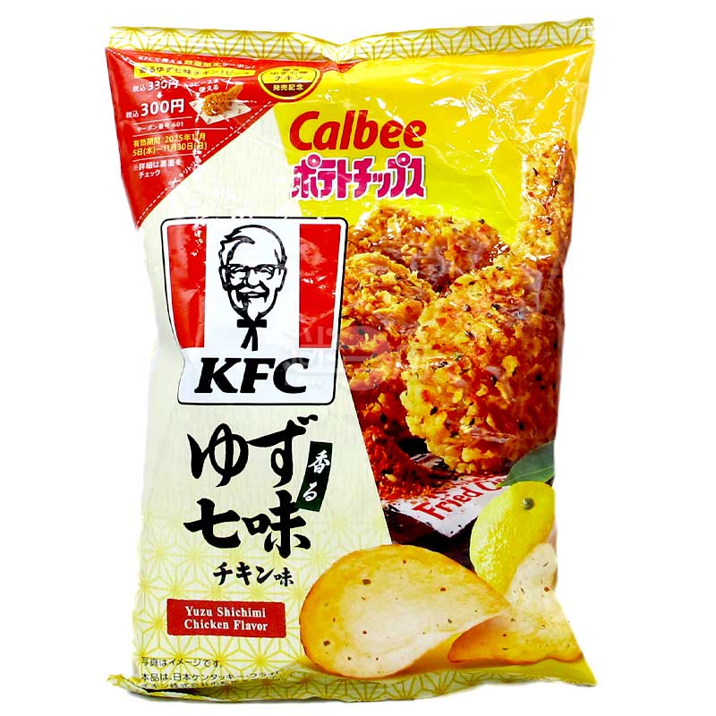 日本KFC肯德基監修 柚子七味雞味薯片