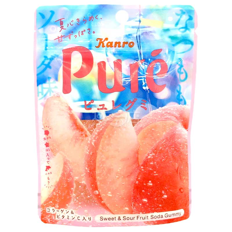 Pure 夏桃梳打味軟糖