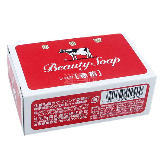 COW 紅盒 日本製溫和牛奶沐浴潔面香皂番梘