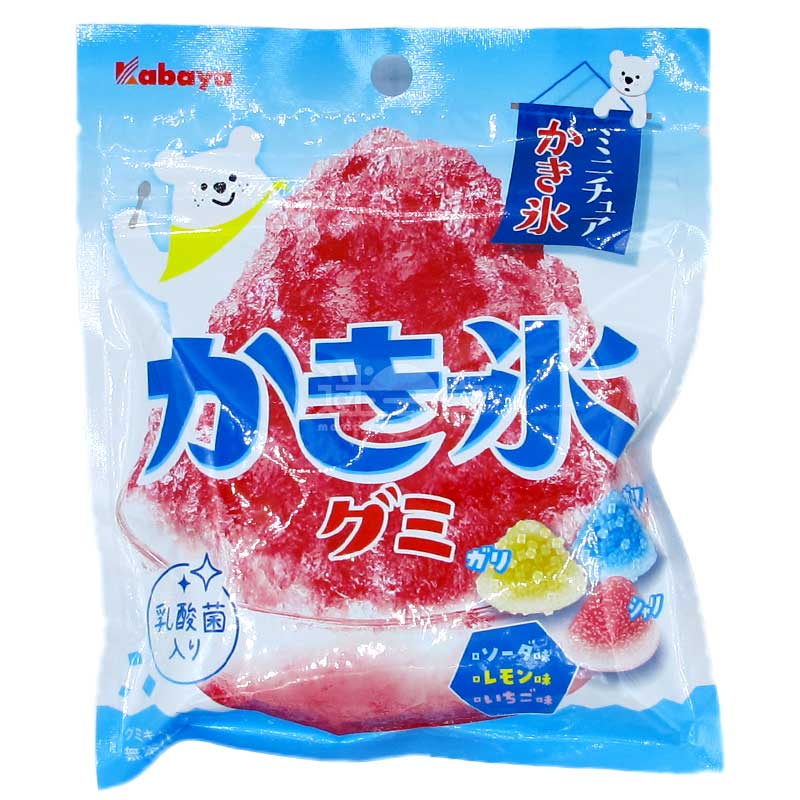 刨冰風味乳酸菌軟糖 梳打水&檸檬&草莓味