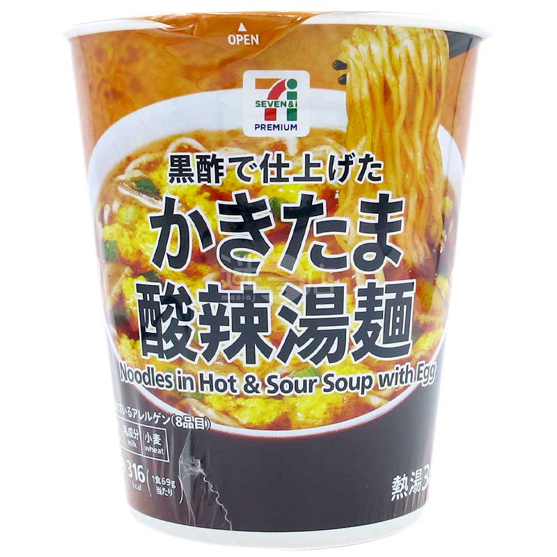 便利店限定 黑醋蛋花酸辣湯麵