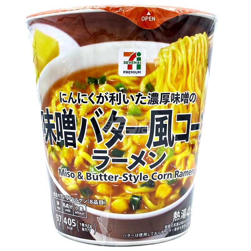 便利店限定 蒜香濃厚味噌牛油風味粟米拉麵