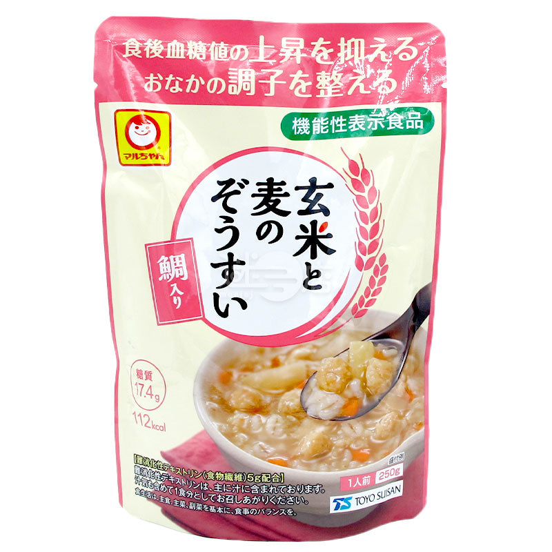 鯛魚糙米大麥雜燴粥