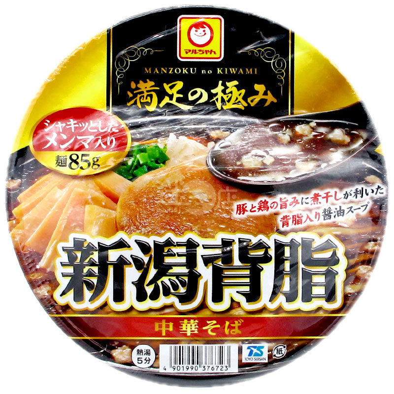 Extremely Satisfying Niigata Back Fat Soy Sauce Chinese Ramen