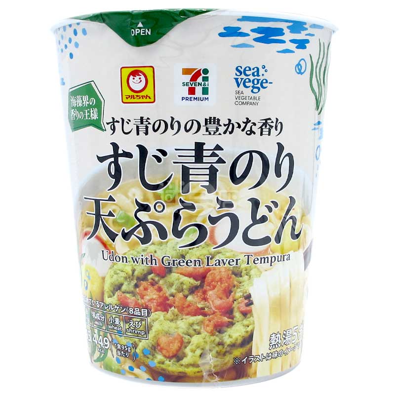 便利店限定 海藻之王筋青海苔天婦羅烏冬