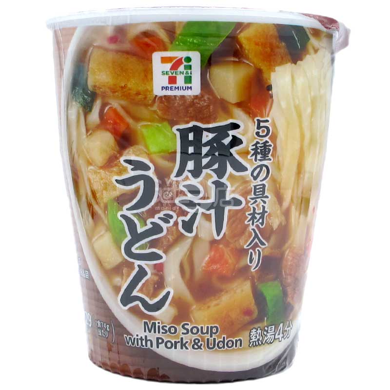 便利店限定 5種配料豚肉味噌湯烏冬