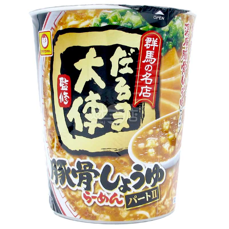 群馬縣名店達摩大使監修 濃厚豚骨醬油拉麵