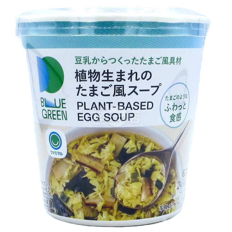 便利店限定 BLUE GREEN 植物性豆乳仿蛋花湯