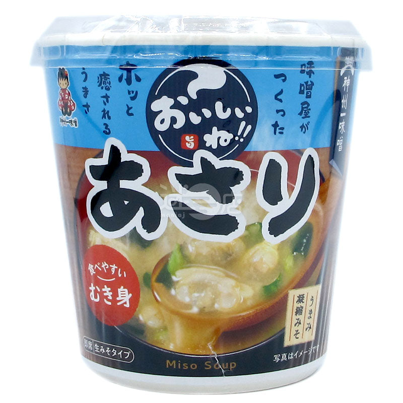 好味呢!! 去殼花蛤味噌湯