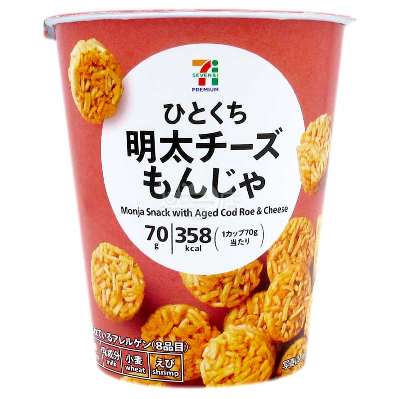 便利店限定 明太芝士文字燒風味一口小食