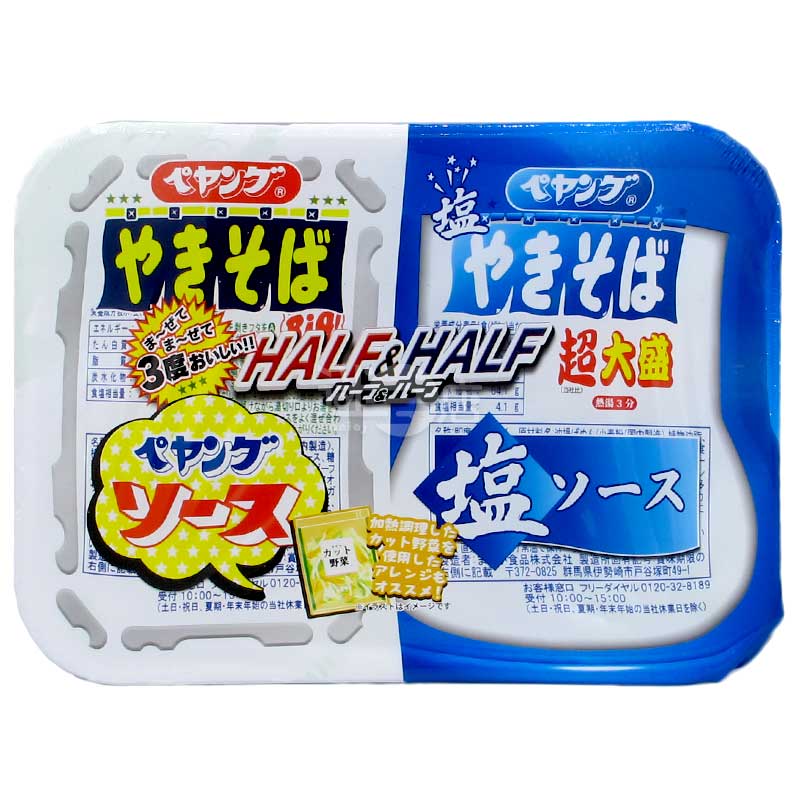 Peyoung 超大盛Half&Half 原味醬&鹽醬撈麵