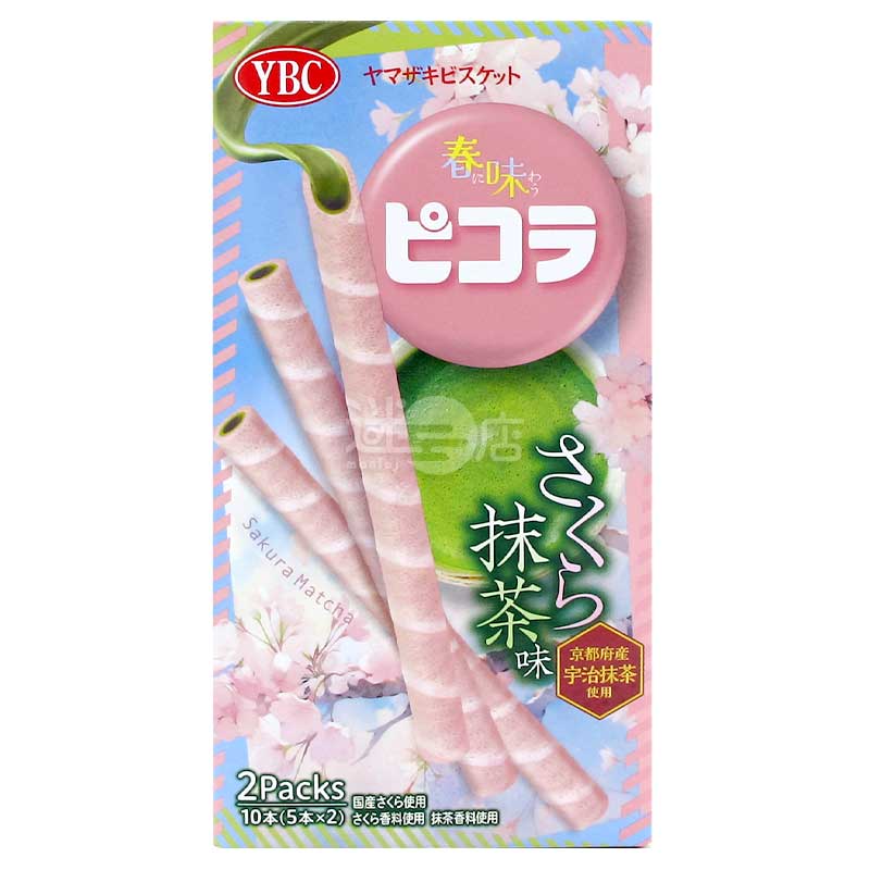春味Picola 櫻花宇治抹茶味忌廉曲奇卷