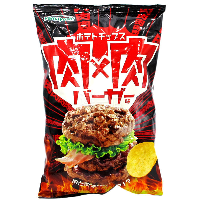 肉 x 肉 漢堡味薯片