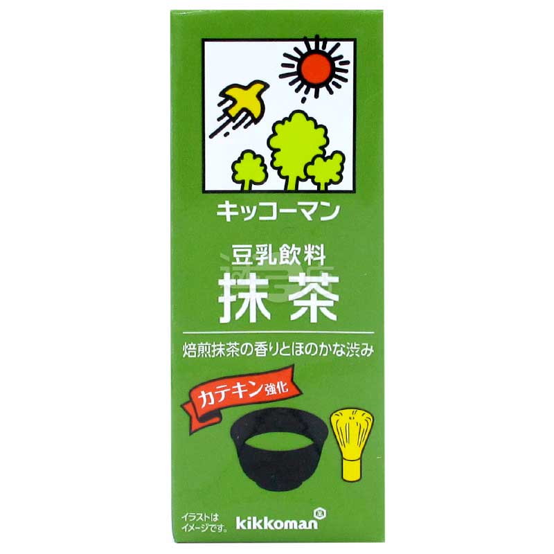 kikkoman 豆乳飲品 抹茶味
