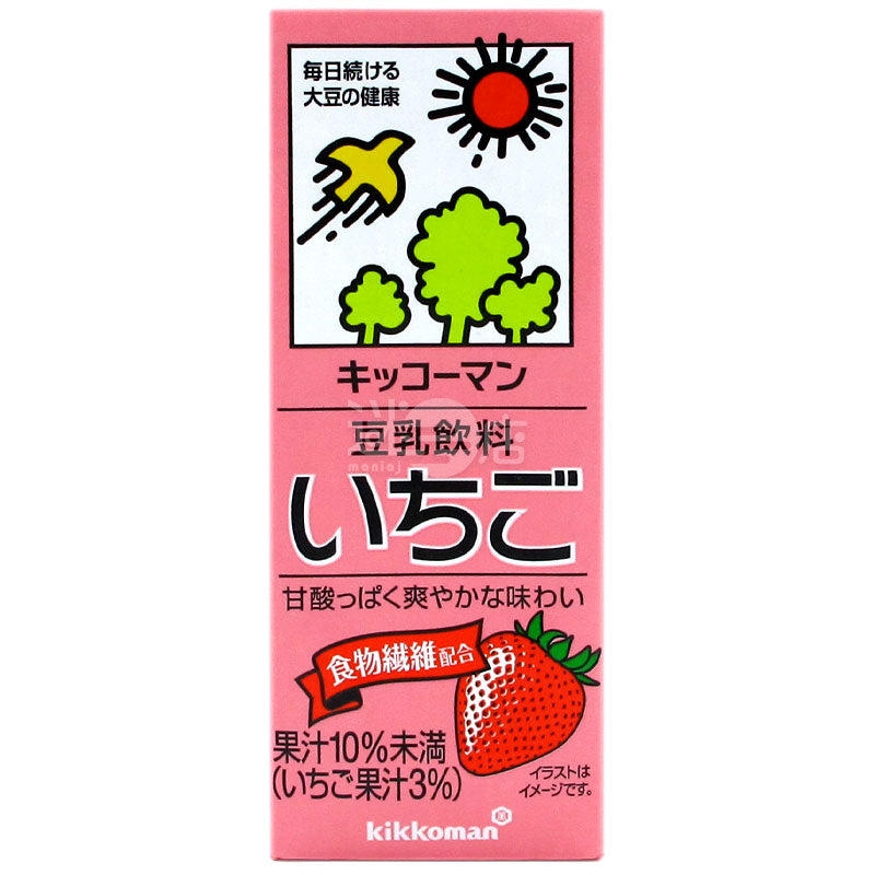 kikkoman 豆乳飲品 草莓味