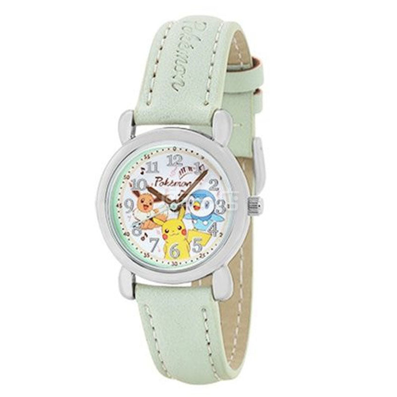 Pokemon 寶可夢 Junior手錶 淺綠色錶帶