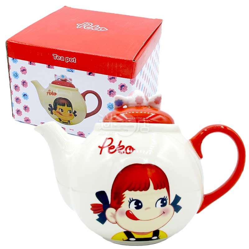 不二家ペコちゃん ティーポット 陶器蓋付きティーポット – 迷日店
