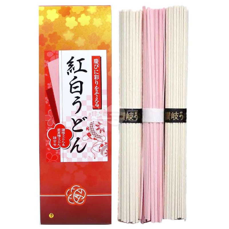 喜慶多彩 讚岐&南高梅紅白烏冬組合