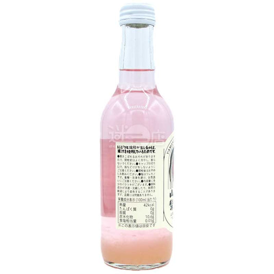 山梨縣產桃梳打 245ml瓶裝