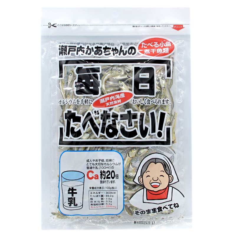 瀨戶內海產天然食材 即食補鈣小魚乾