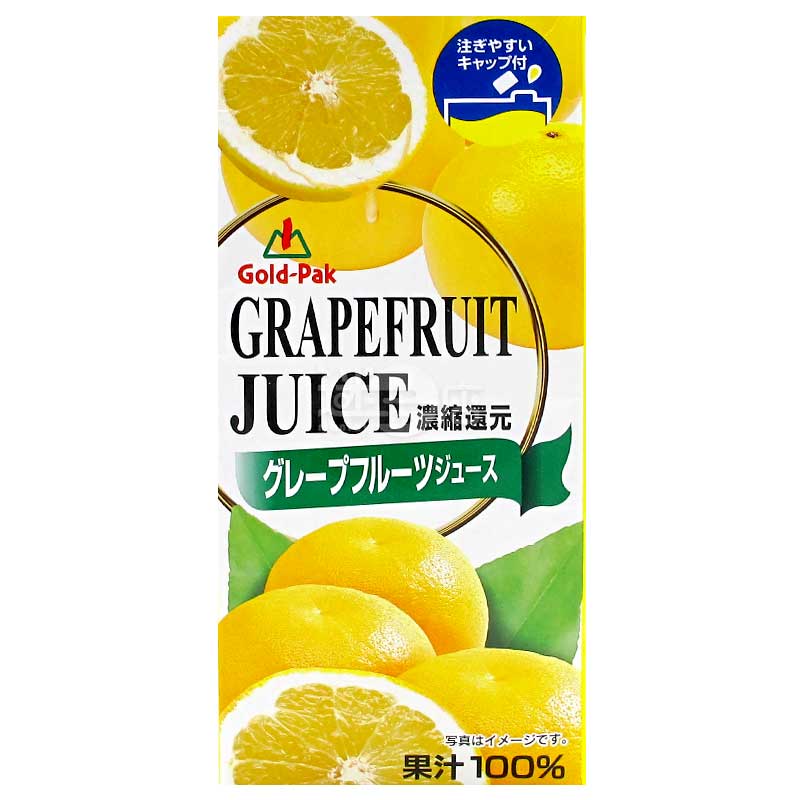 Gold-Pak 100%濃縮還原西柚汁1L紙包裝