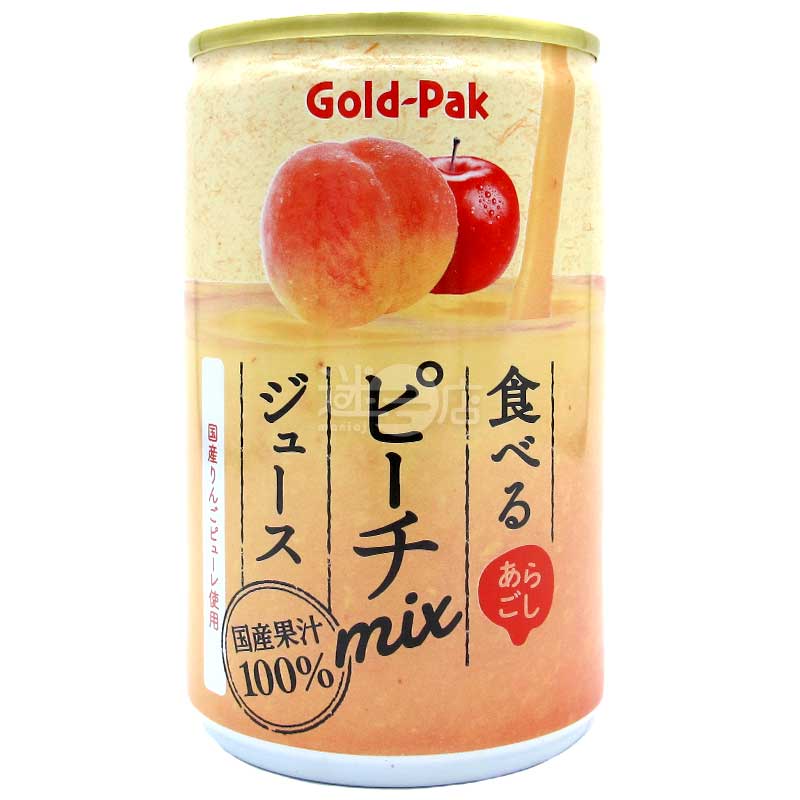 Gold-Pak 桃肉x100%日本産純果汁160g罐裝