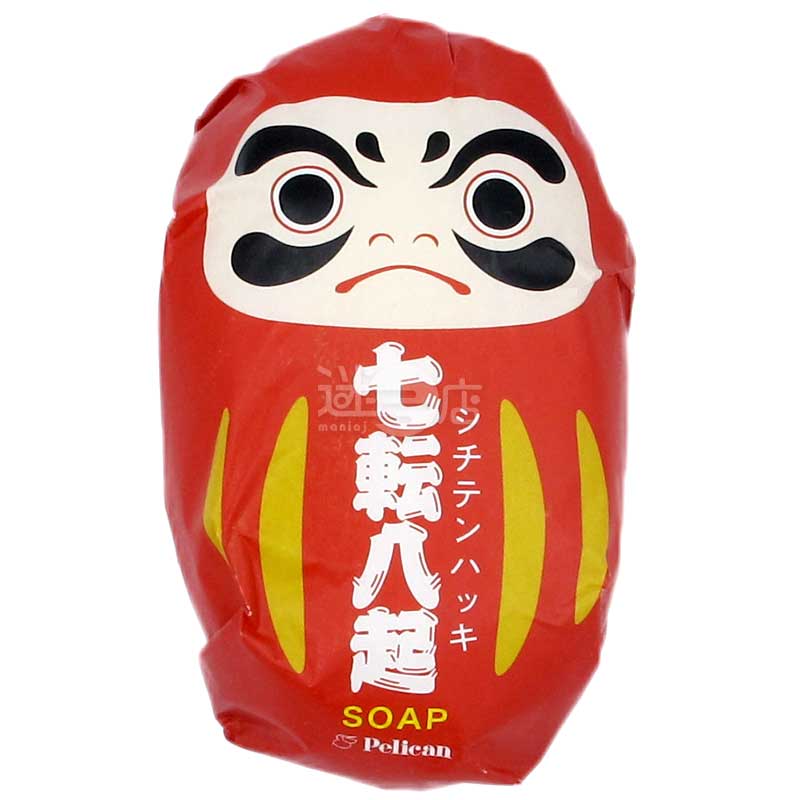 日本製特色綠茶香氛皂 七転八起達摩款