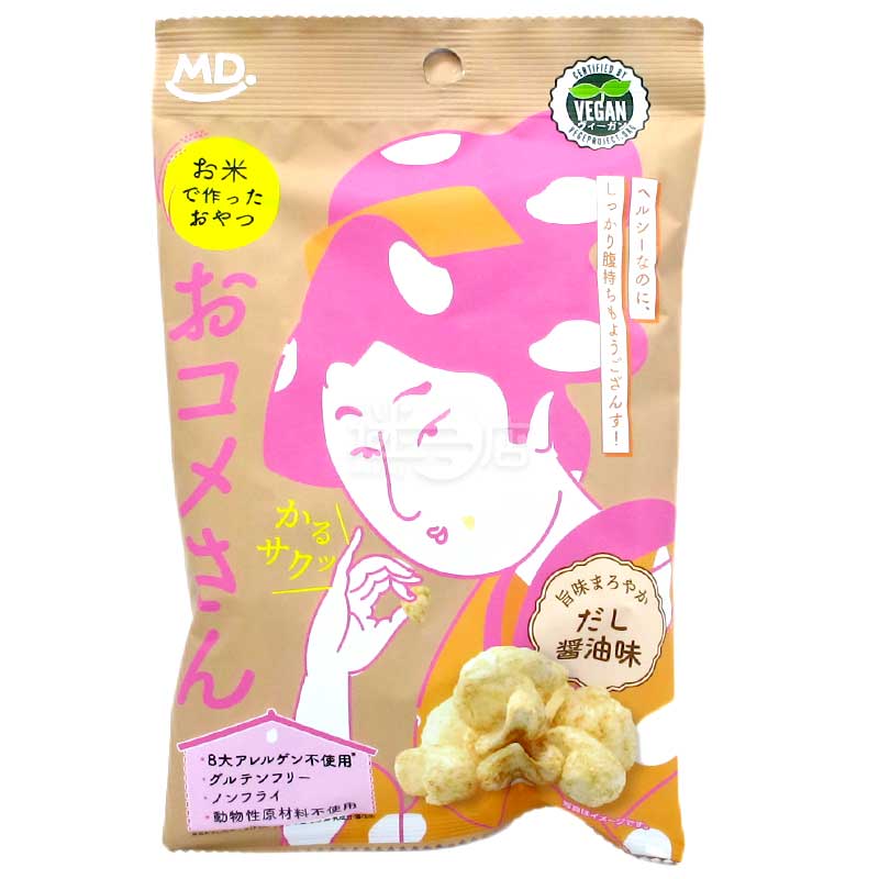 VEGAN 無麩質非油炸高湯醬油味米果