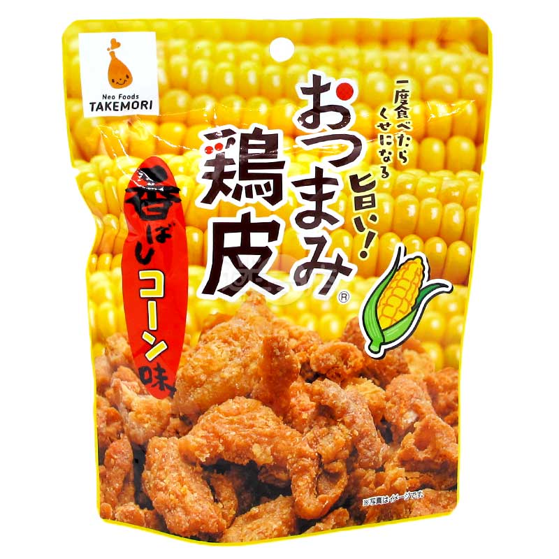 酥脆炸日本雞皮 粟米味