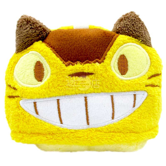 となりのトトロ ネコバス ストラップ付き収納式タオルハンカチ