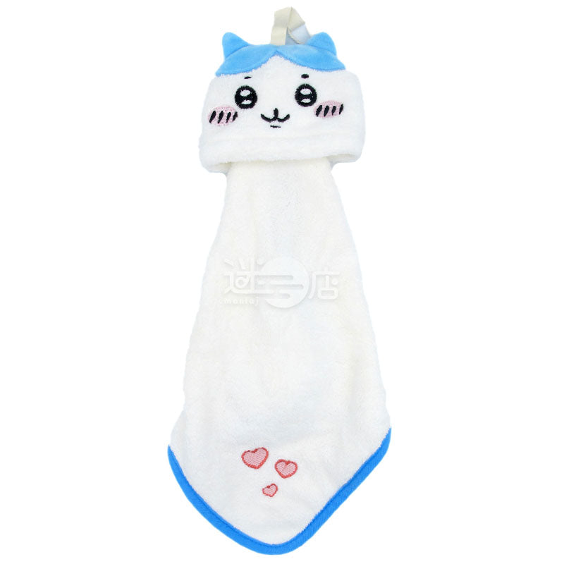 Chiikawa 吉伊卡哇 附掛繩收納式毛巾 小八貓款