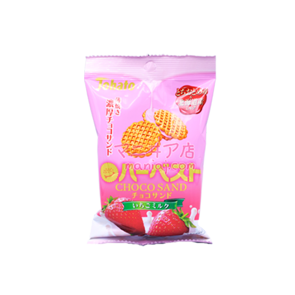 いちごミルク味サンドクッキー