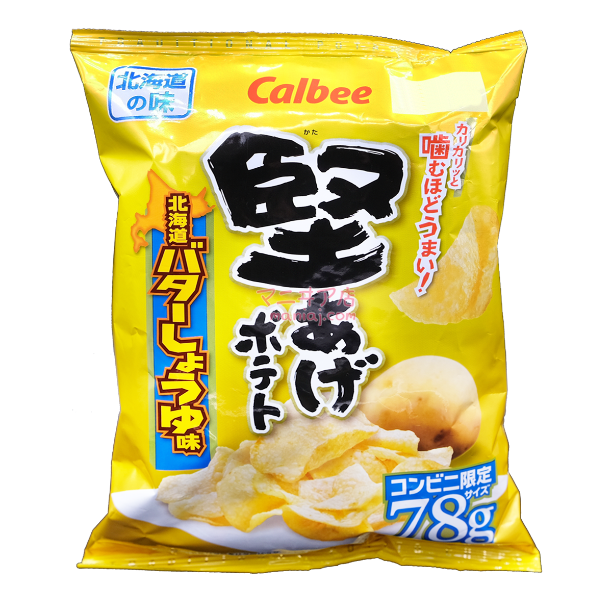 北海道牛油醬油味硬薯片