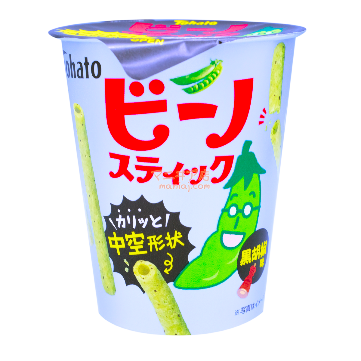 乾燥ビーンクリスプストリップ ブラックペッパー風味