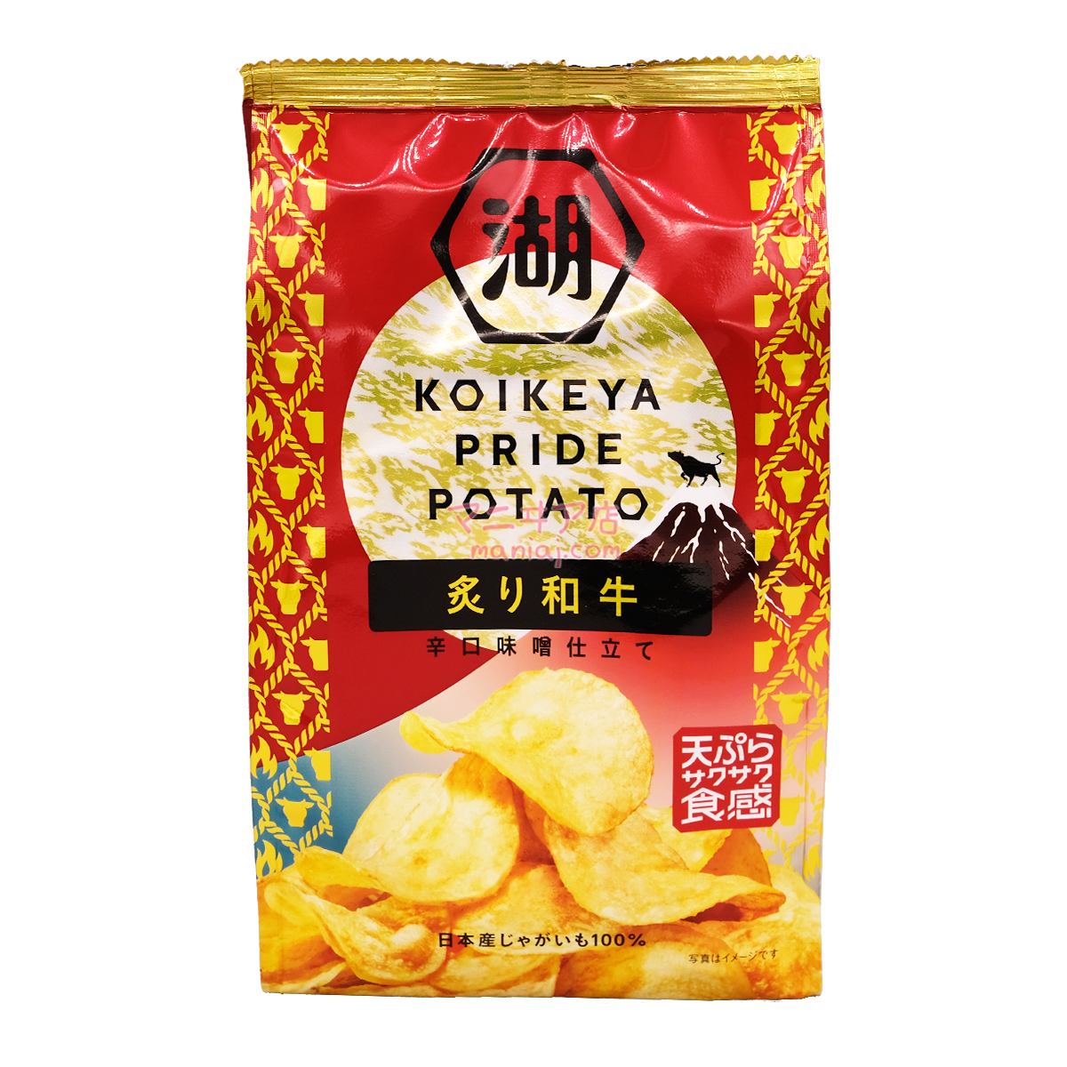 PRIDE POTATO 炙燒和牛辛口味噌薯片